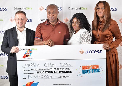 Access Bank rewards customer with education allowance for 5 years