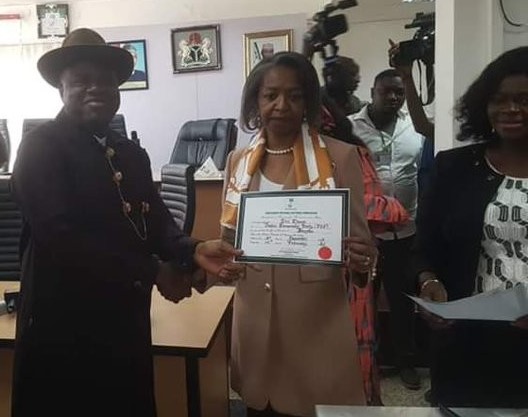 INEC declares PDP’s Diri winner of Bayelsa’s governorship election, receives Certificate of Return