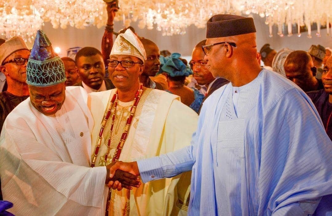 No more bad blood as Ibikunle Amosun attends Gbenga Daniel’s son’s wedding