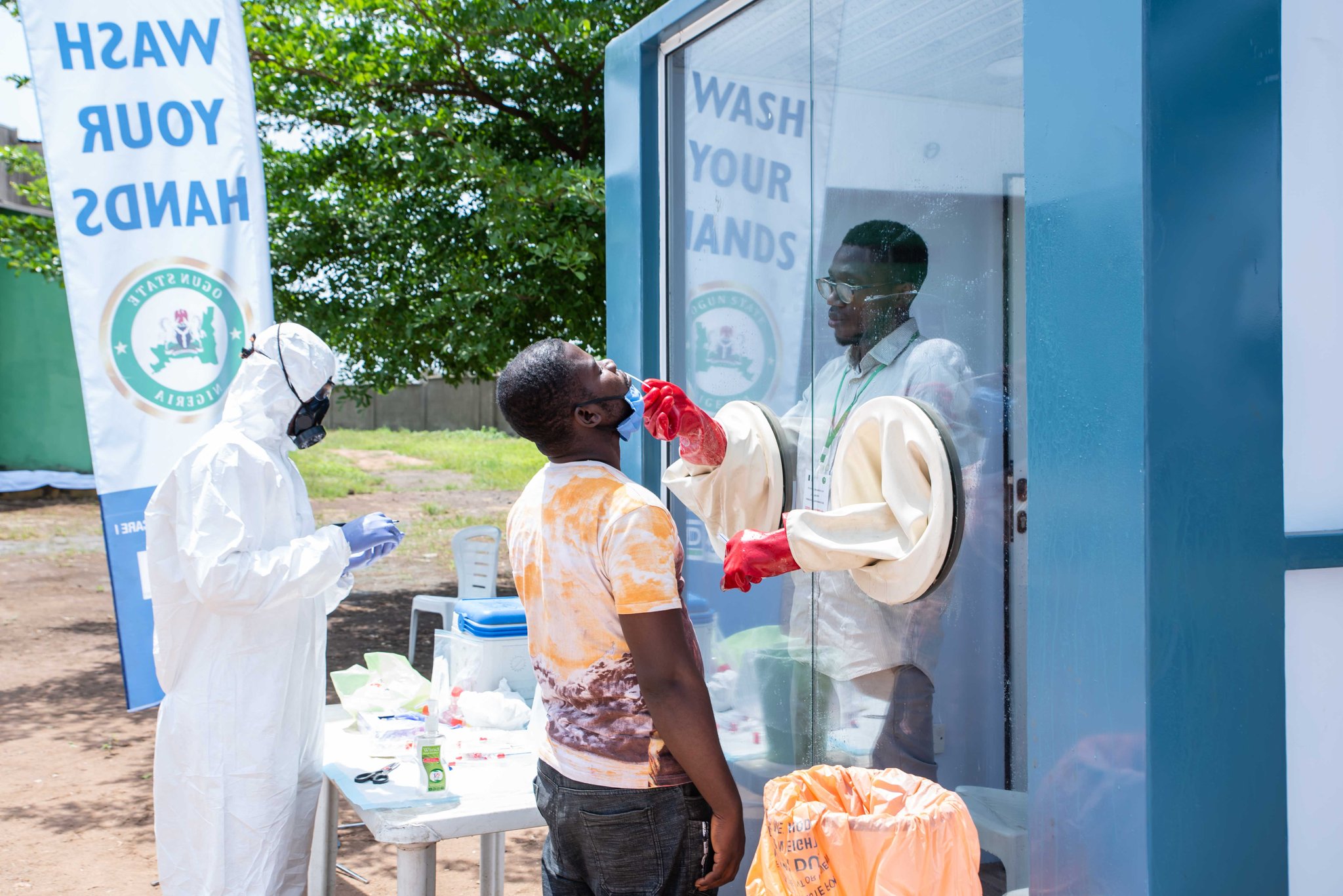 Nigerian doctor develops COVID-19 testing booths to increase testing