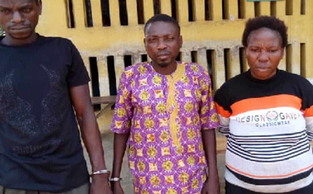 Couple arrested for using their son for ritual