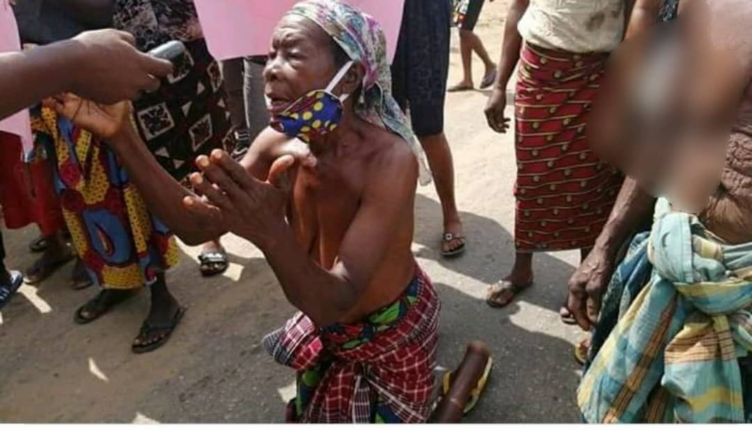 Ogoni women go topless, protest detention of demolished hotel manager