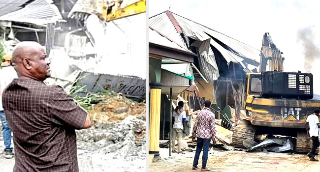 Here is what the law says concerning Wike’s hotel demolition