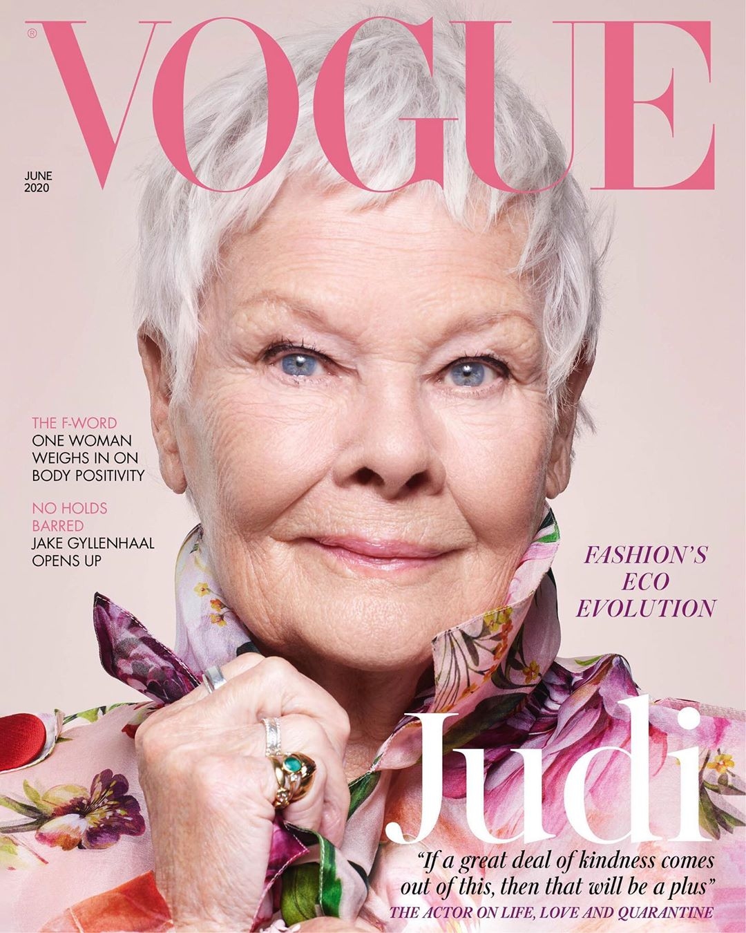 Judy Dench makes history as oldest person to score a Vogue cover