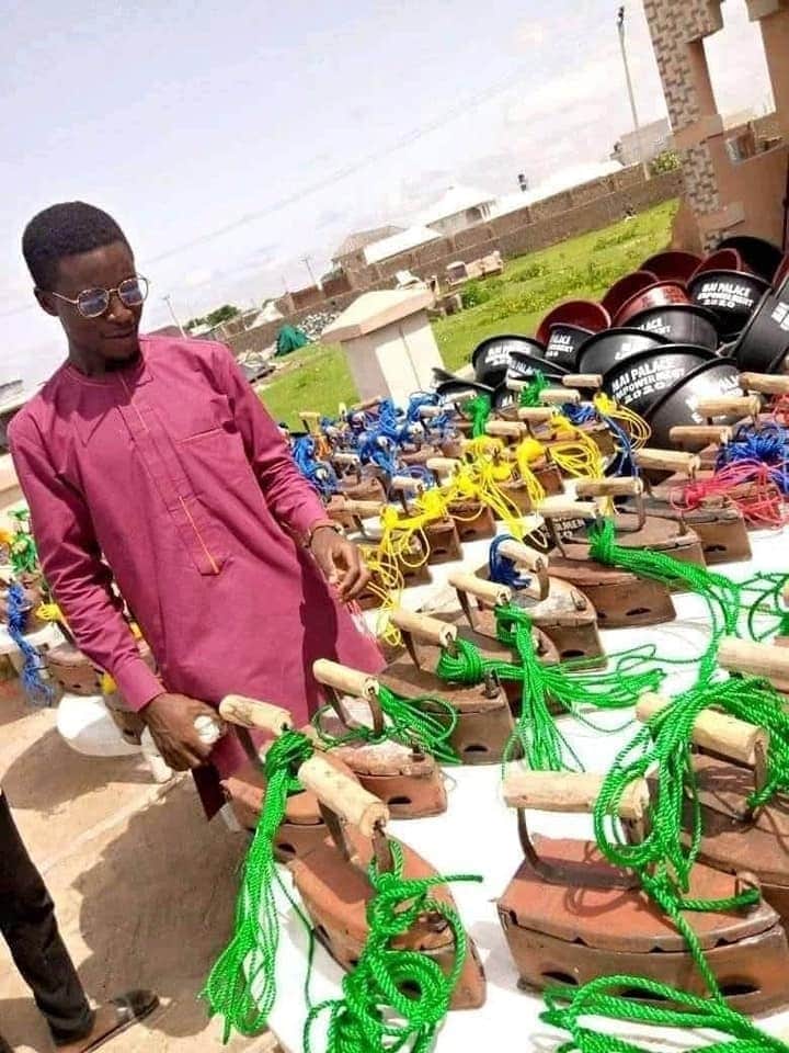 House of Reps member, empowers constituents with charcoal irons (Photos)