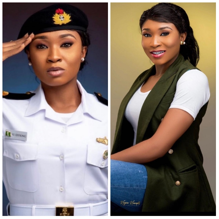 Meet WAPTv OAP, Veronica Effiong who left it all to join Navy
