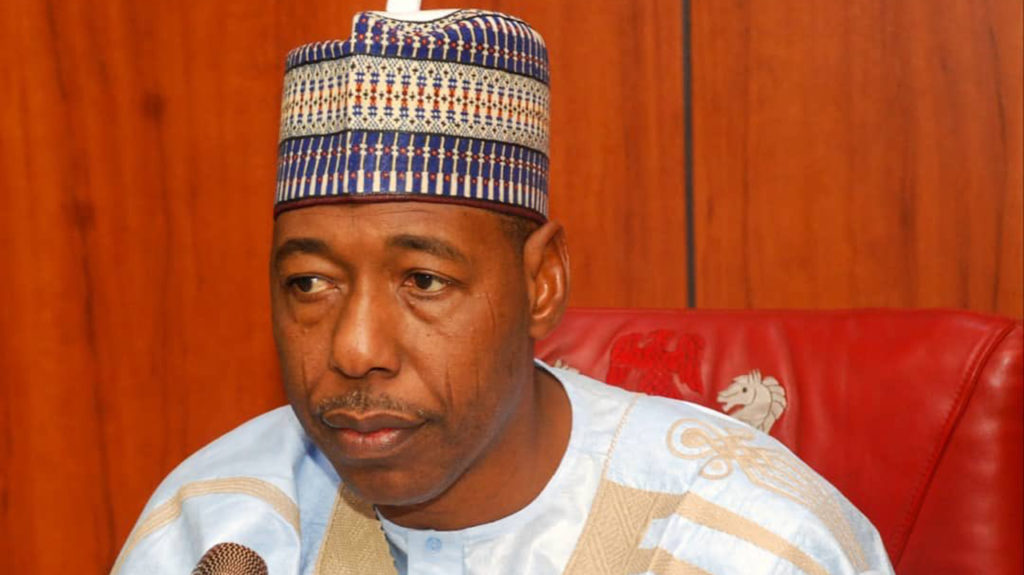 Zulum warns #EndSARS promoters, says Boko Haram started with youth protests