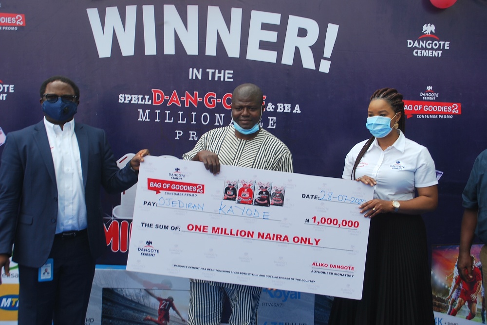 Excitement in the air as winners emerge in Dangote Cement promo