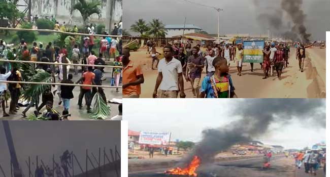 Hoodlums hijack Benin #Endsars protest, free prisoners