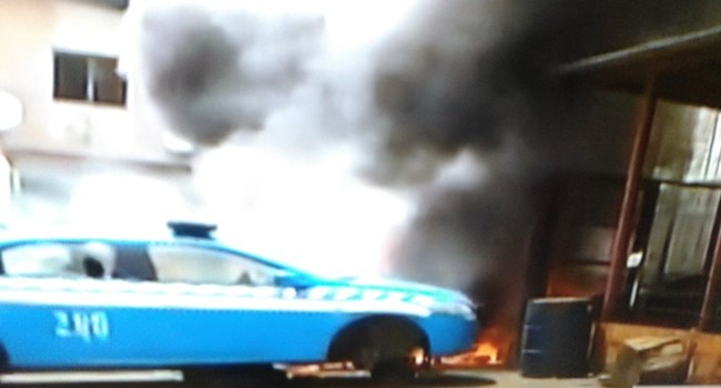 FRSC, VIO offices, BRT terminus set ablaze at Ojodu, Lagos