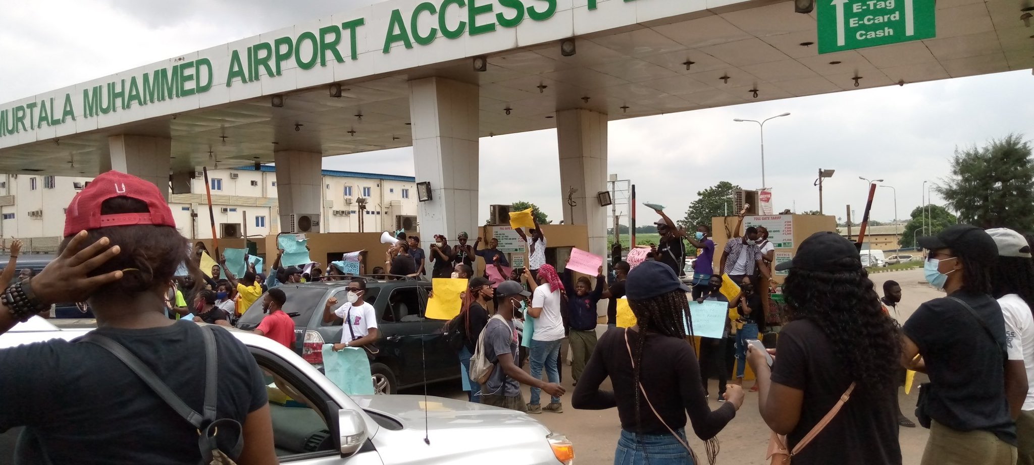 #EndSARS protesters break into Lagos airport, ground activities