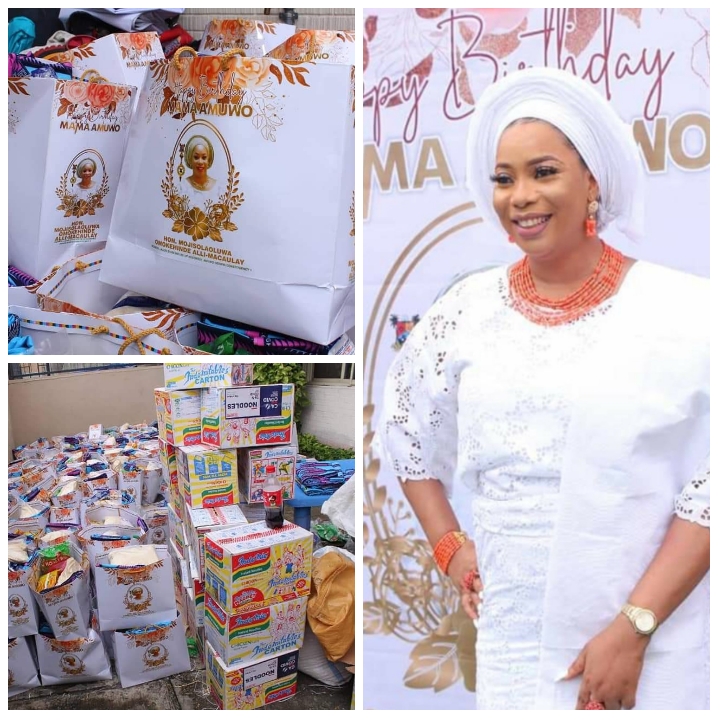 How Lagos Assembly member, Alli-Macaulay, used COVID-19 palliatives as birthday souvenirs