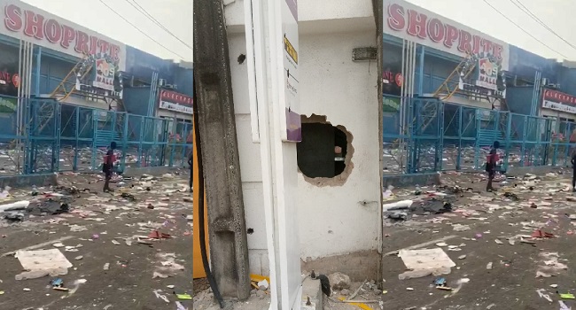 Shops, bank, ATMs vandalized in Surulere, Lekki by hoodlums