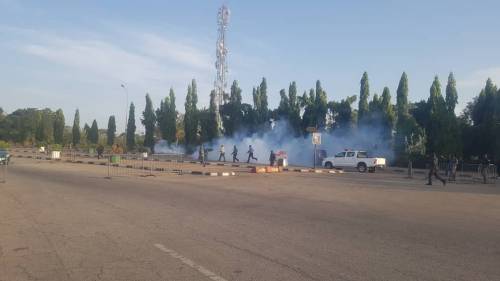 #EndSARS: Police clampdown on protesters again in Abuja