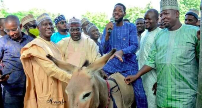 Ganduje’s SSA on youth development empowers youth with donkeys