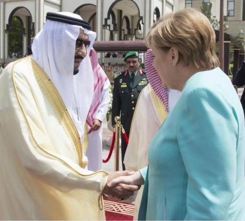 Northern Nigeria social media users attack BBC for publishing photo of Saudi King shaking hands with Merkel