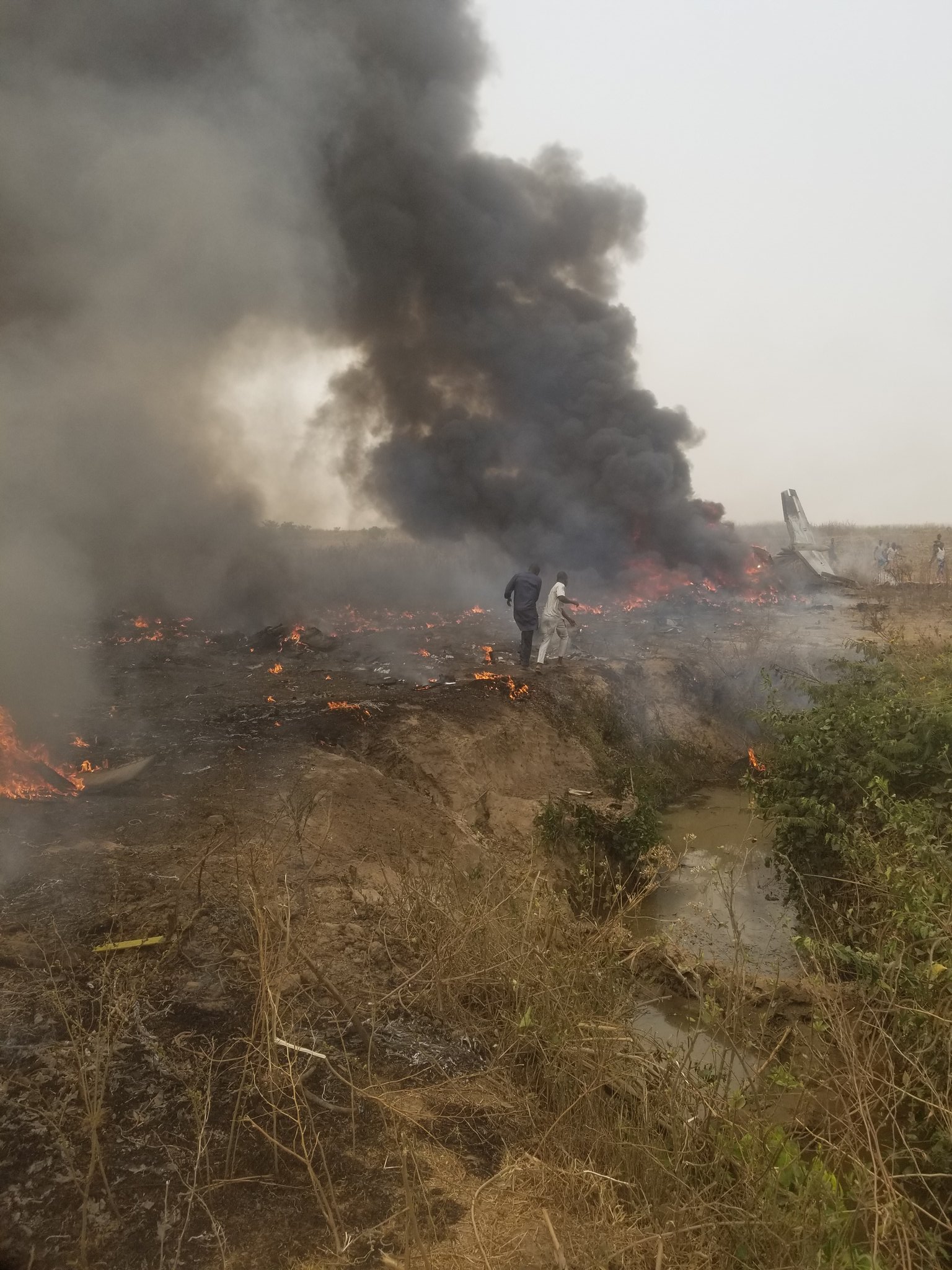 Just in: Military aircraft crashes in Abuja killing all 7 passengers