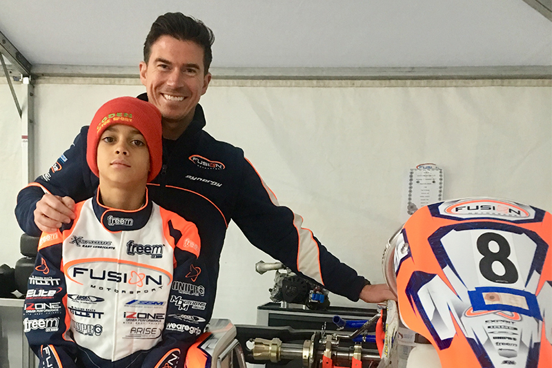 Racing giant McLaren signs supermodel, Oluchi Onweagba’s son, Ugo Ugochukwu