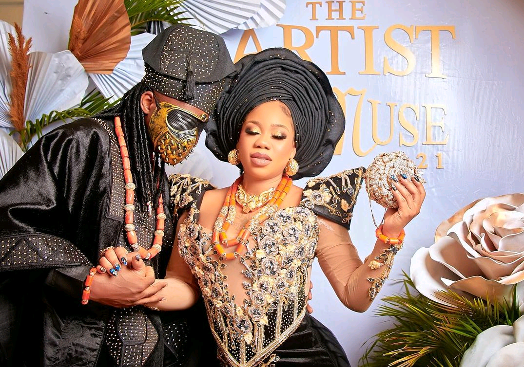 Toyin Lawani weds lover, Segun Wealth in star studded ceremony