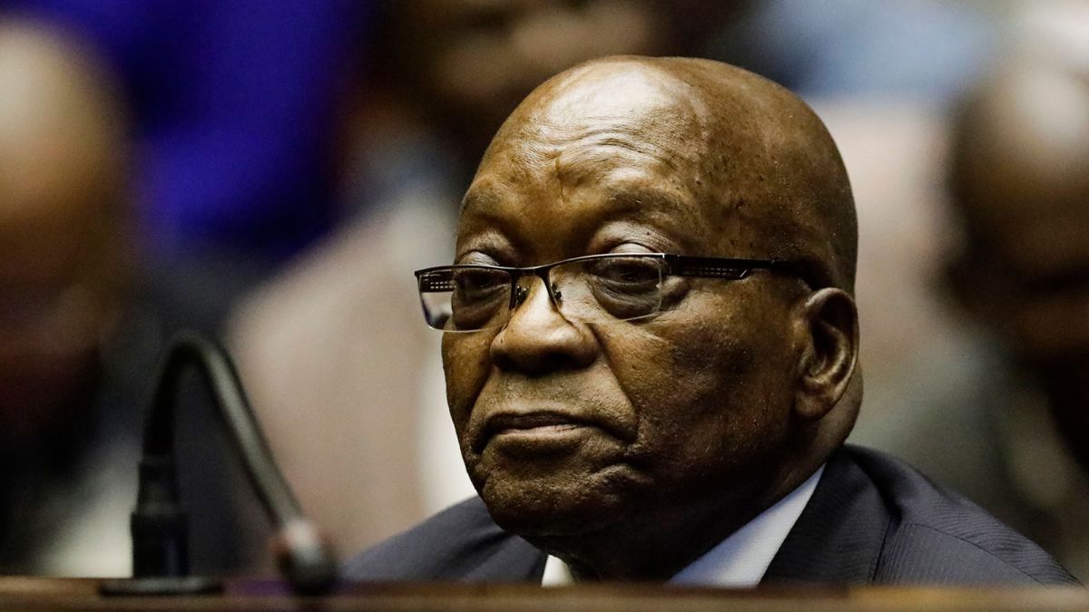 Ex-South African President, Zuma sent to jail for fraud