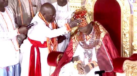 Prince Emiko crowned Olu of Warri, Ogiame Atuwatse III