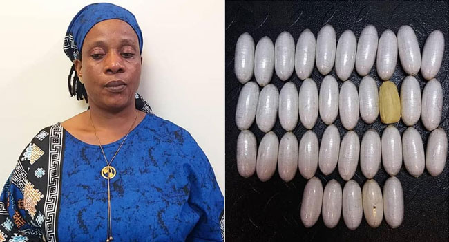 NDLEA arrests woman who hid 35 wraps of cocaine in her underwear at Lagos airport