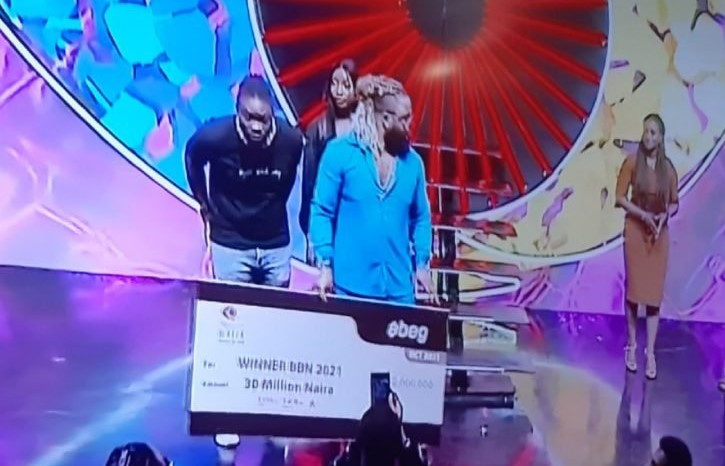 BBNaija S6: Whitemoney receives N30m cash prize, car, house (Photos)