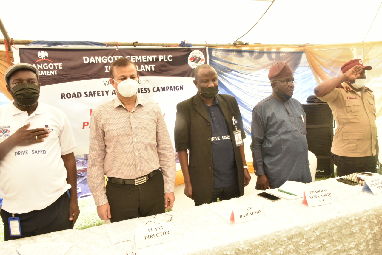 Dangote Cement partners FRSC for accident-free road transportation