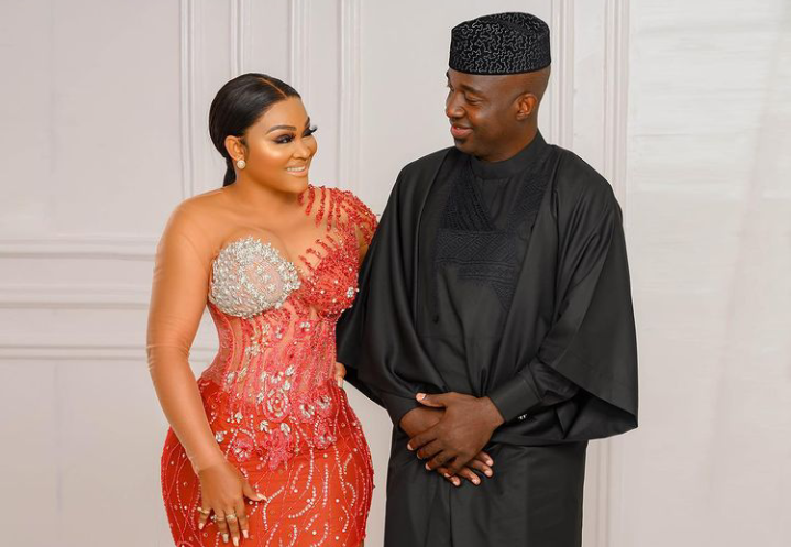 Mercy Aigbe finds love again, shows off new man