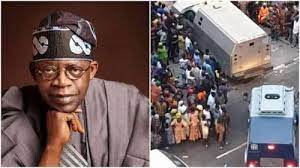 Tinubu campaign group defends bullion vans at Bourdillon on eve of election