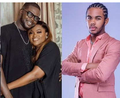 ‘My dad and Funke Akindele-Bello cheat on each other’ – JJC’s son, Benito makes shocking revelation