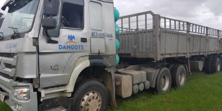 Illegal haulage: Dangote patrol team arrests errant drivers