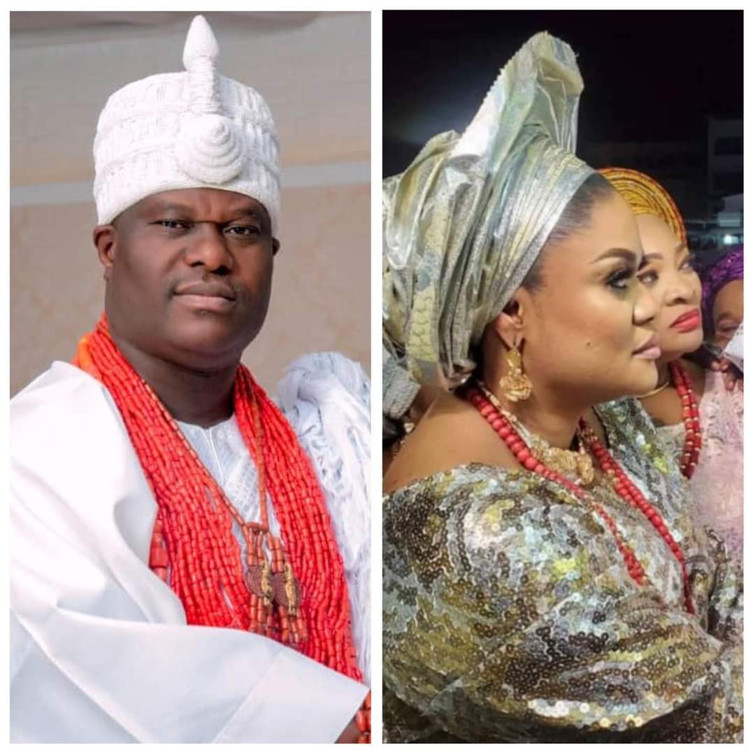 Ooni of Ife, Olori Mariam fete guests at thanksgiving/ wedding reception party