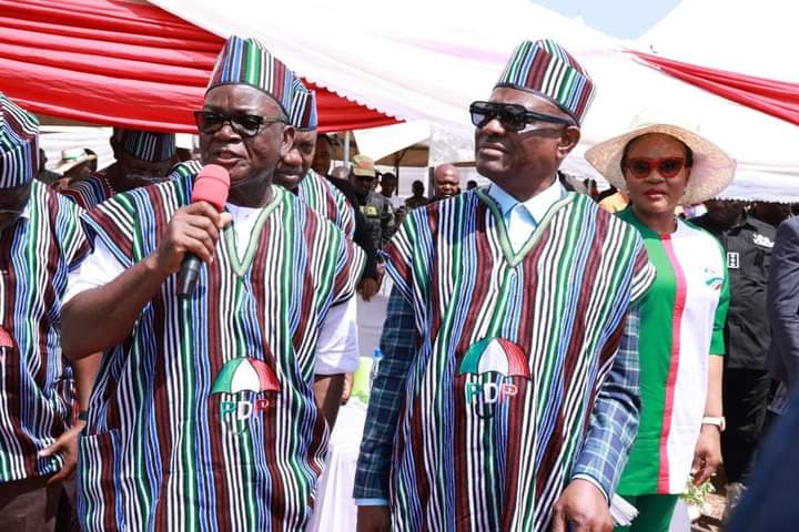 Ortom names road leading to Ayu’s house after Wike