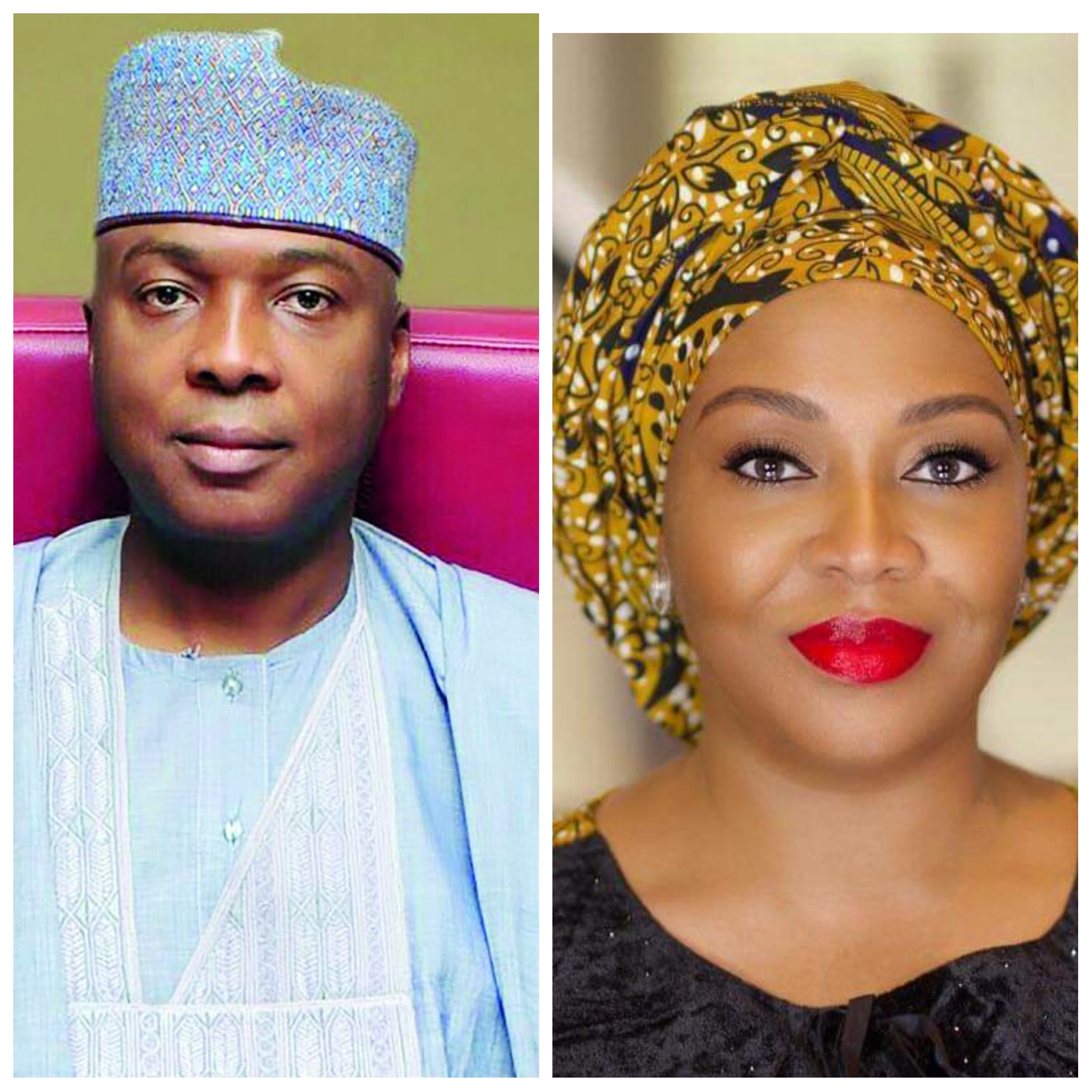 Gbemisola Saraki ends sibling rivalry with older brother, wishes him well at 60
