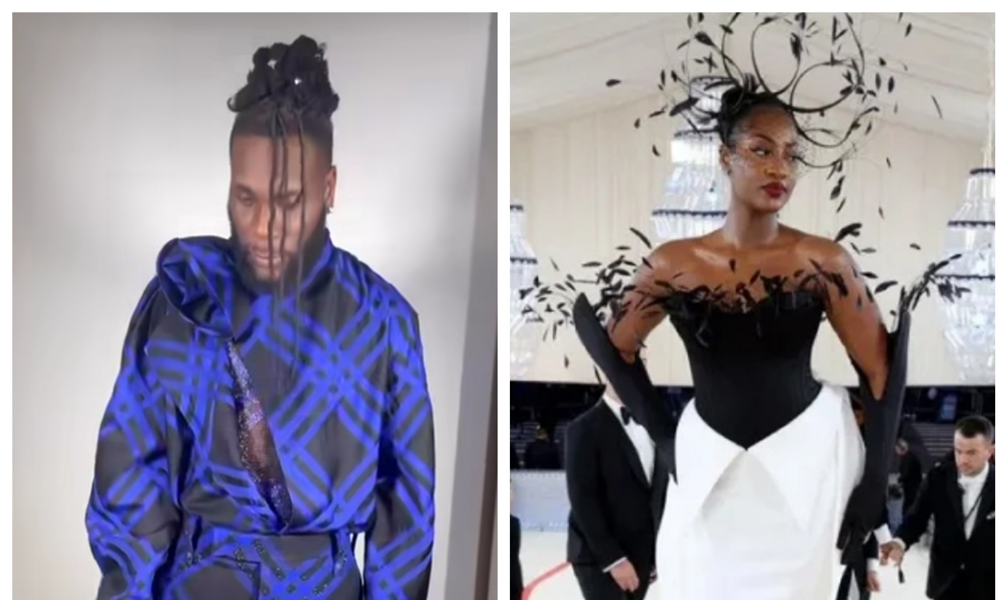 Tems, Burnaboy attend 2023 Met Gala event