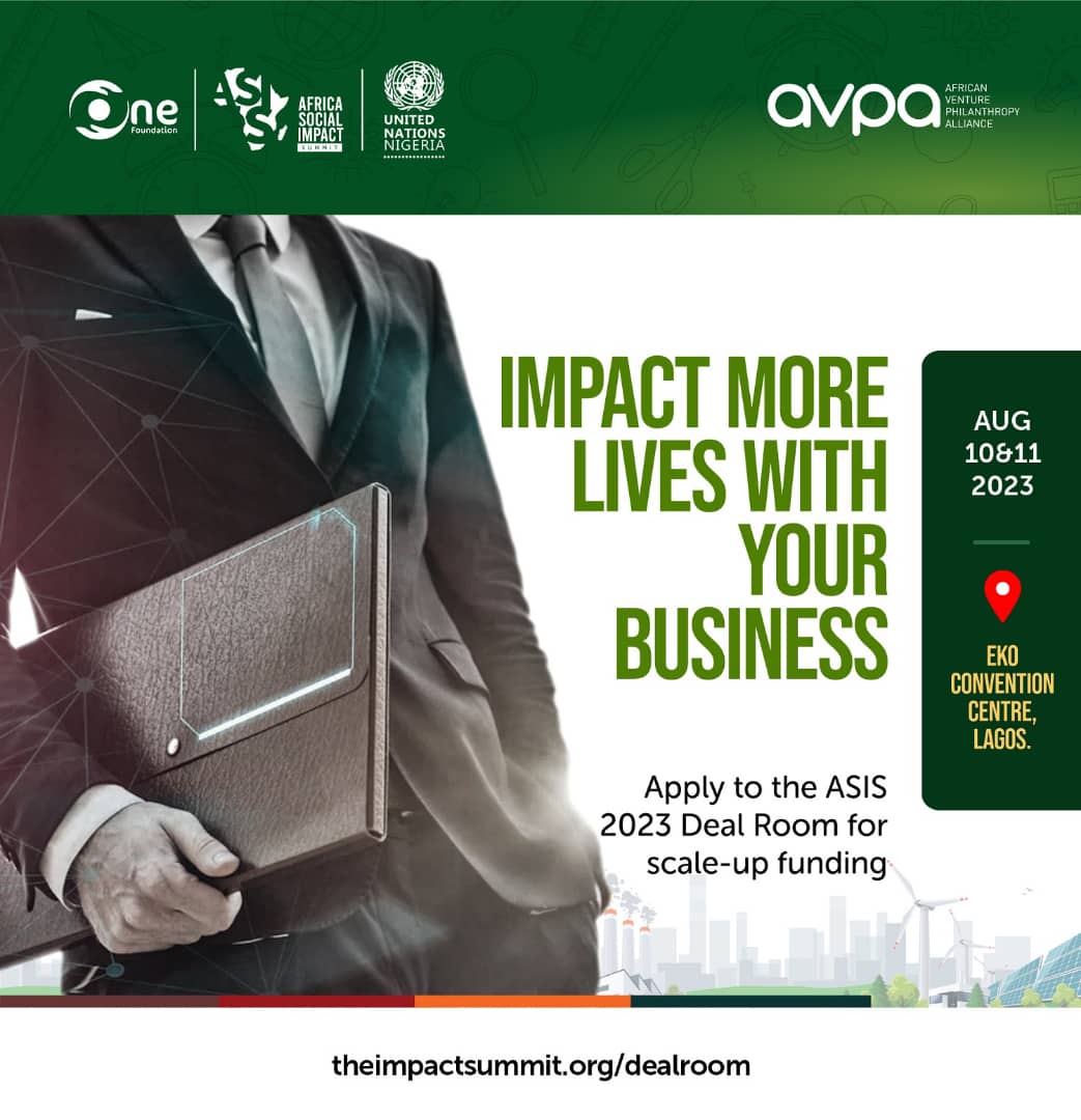 AVPA, Sterling One Foundation announce call for applications for the Africa Social Impact Summit 2023 Deal Room
