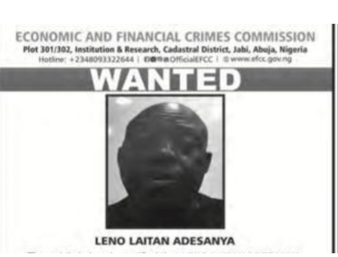 EFCC declares Leno Adesanya, promoter of Sunrise Power and Transmission Ltd wanted