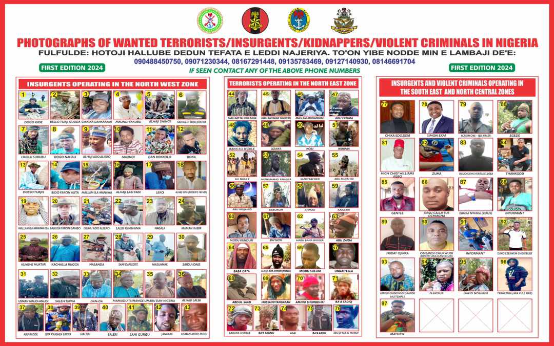 DHQ declares Simon Ekpa, Bello Turj, 95 others wanted for terrorism, related crimes DHQ declares Simon Ekpa, Bello Turj, 95 others wanted for terrorism, related crimes
