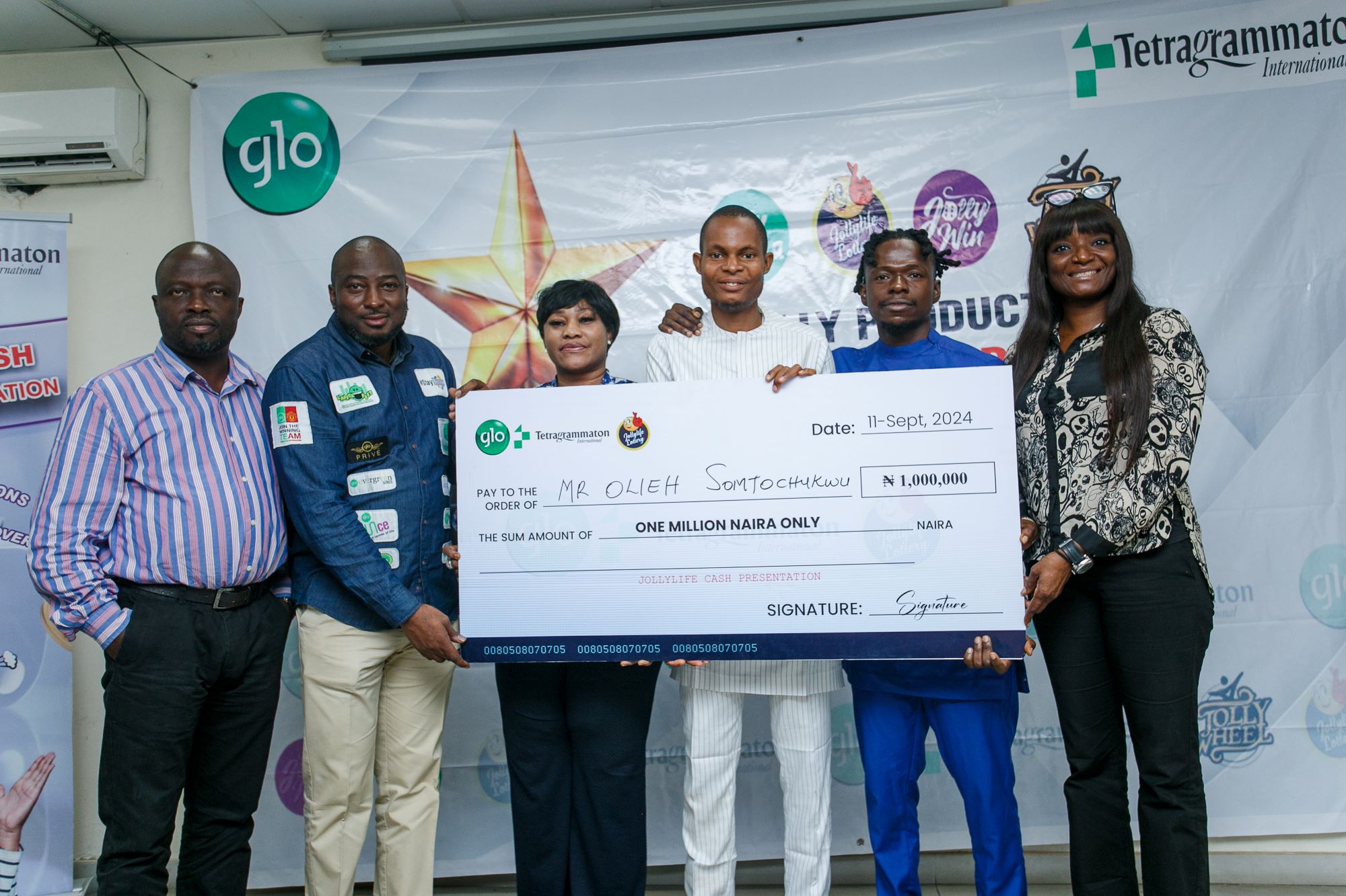 Glo jolly win promo gets first N1m winner Glo jolly win promo gets first N1m winner