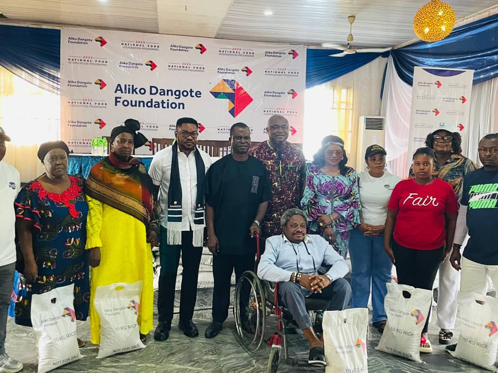 Dangote Foundation feeds 10,000 households in Cross River