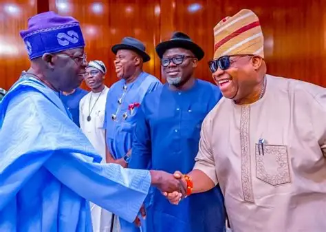PDP endorses Tinubu’s re-election bid in 2017, adopts Adeleke as its flag bearer