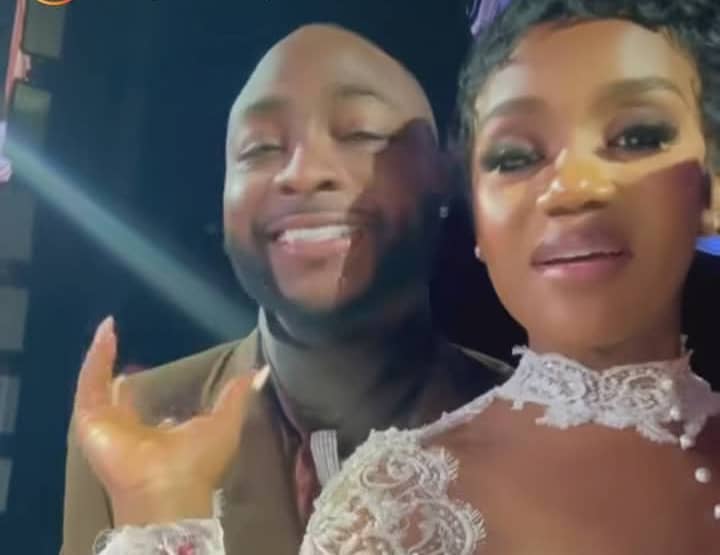 Dangote, Saraki, Otti, Obi Cubana storm Davido’s lavish white wedding in US (Photos)