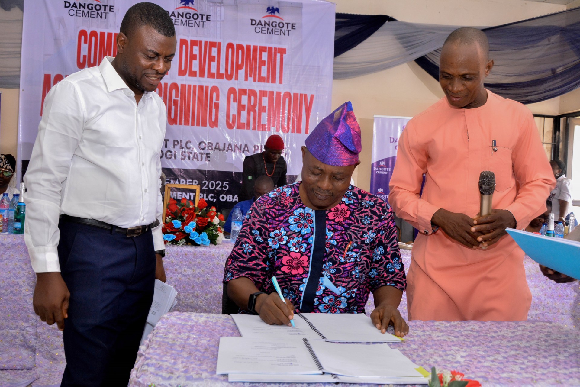 Dangote Cement Obajana, Jakura Community, seal landmark dev’t pact