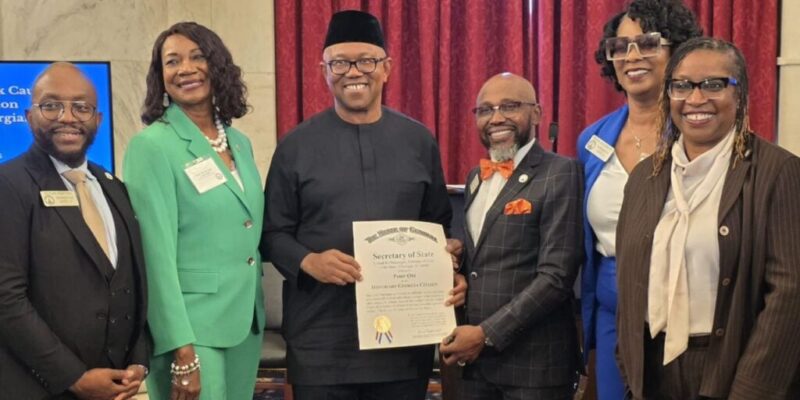 Peter Obi awarded honorary US citizenship