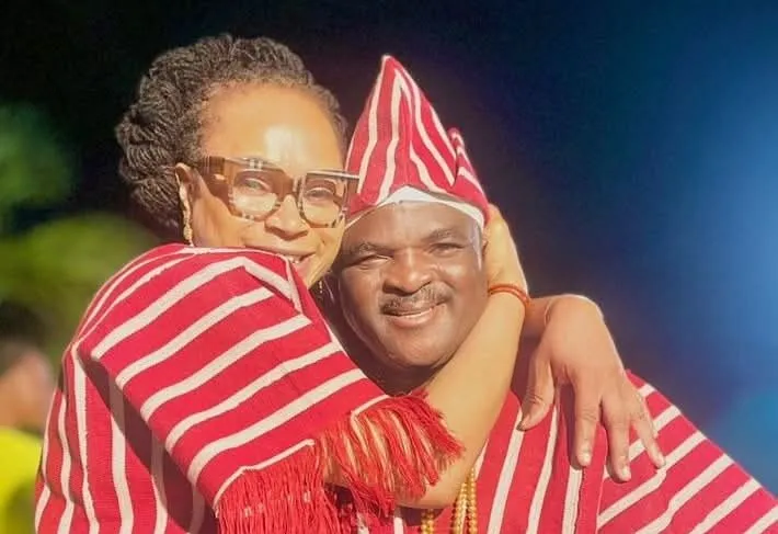 Obesere breaks his vow, takes UK based sex therapist, Yinka TNT as wife nos 2
