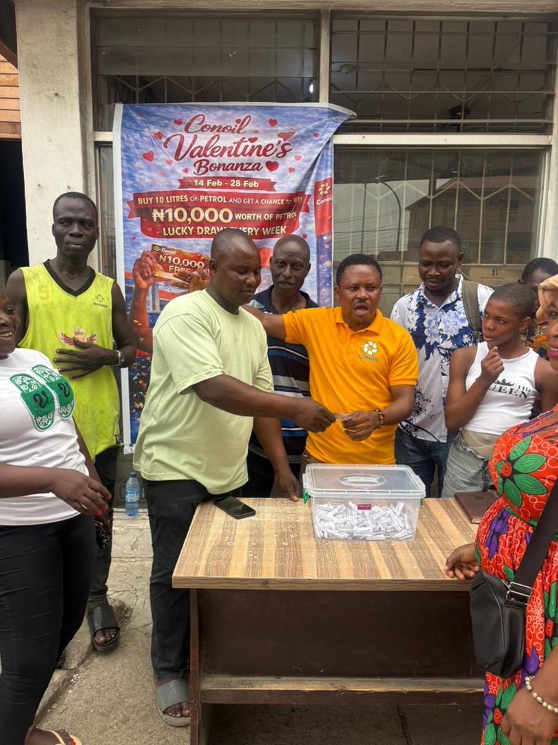 Conoil Valentine Bonanza spreads love in Lagos as winners unfold