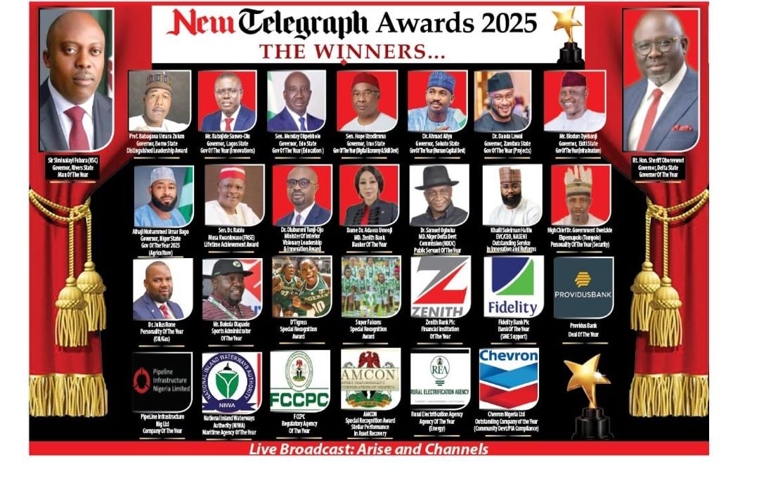 New Telegraph Award/Dinner Night: Ooni accepts to be royal father of the day, Osoba chairs event